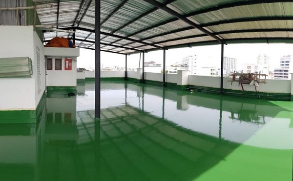 chống thấm sân thượng bằng polyurethane